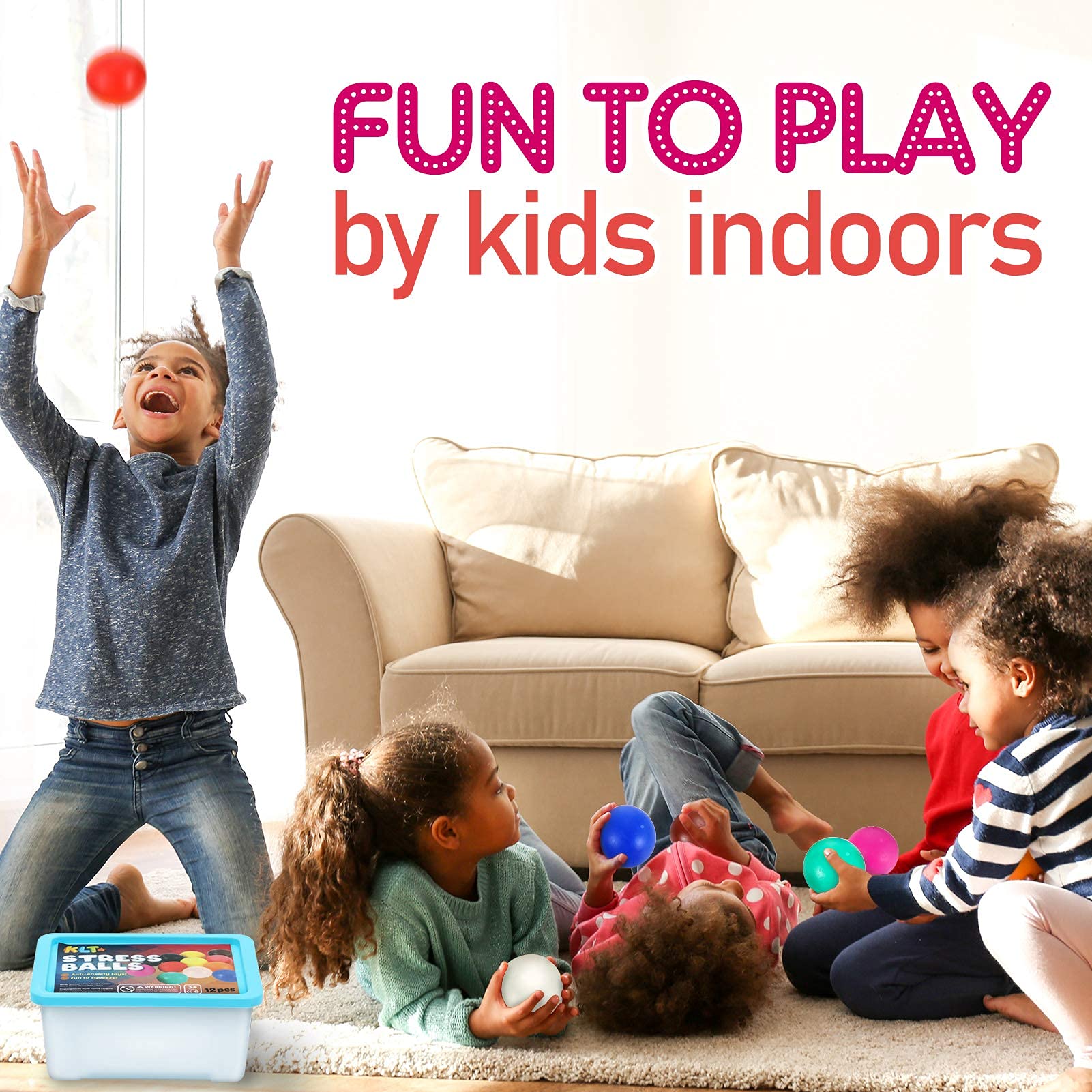 Buy ZaxiDeel Stress Balls 12 Pack nedo Stress Ball, Stress Relief