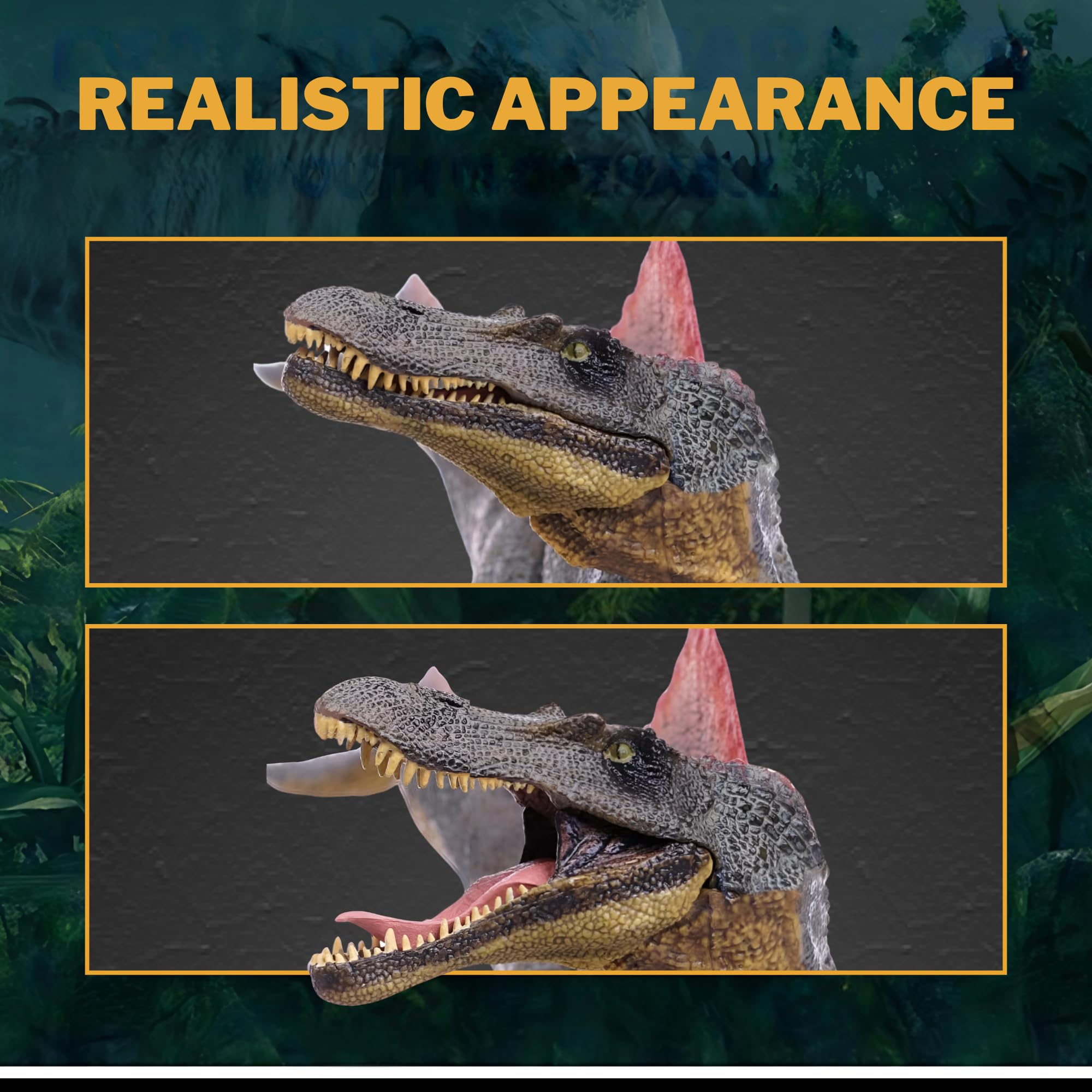 Spinosaurus Toy Dinosaur Action Figure, Realistic Spinosourus Dinosaurs Toys for Kids, Spinosaurus Dinosaur Toy for Play and Display, Jurassic Dino Toys for Boys & Girls (Spinosaurus) — Amazon image 2