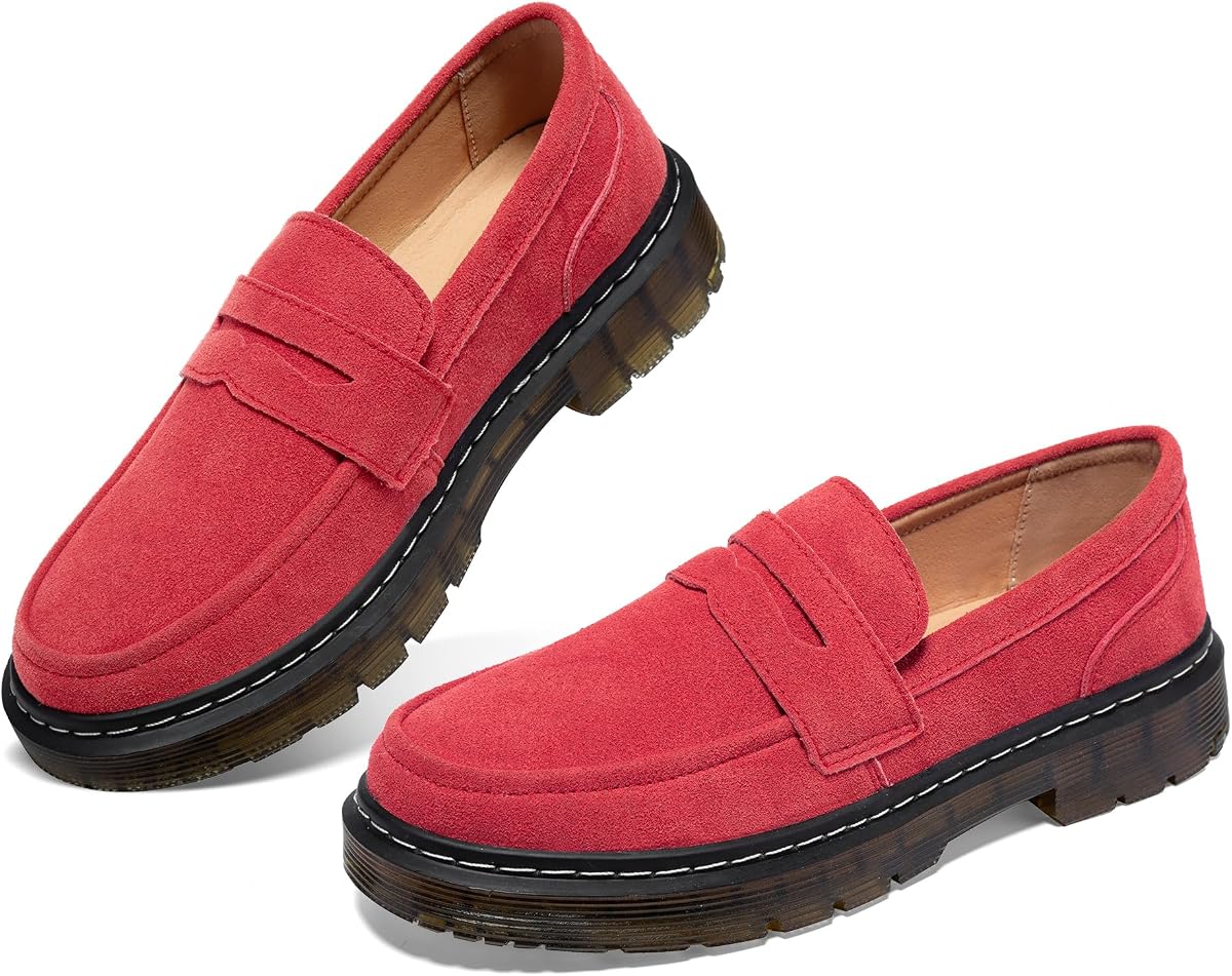 Mocasines de gamuza para mujer, mocasines cómodos para conducir, mocasines informales, zapatos planos de moda para mujer, zapatos de trabajo de negocios