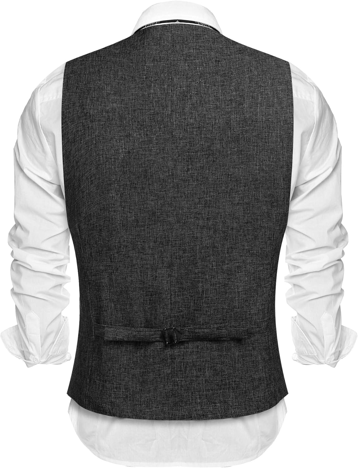 COOFANDY Men's Casual Business Vests Lightweight Waistcoat Slim Fit Suit Vest - Image 2