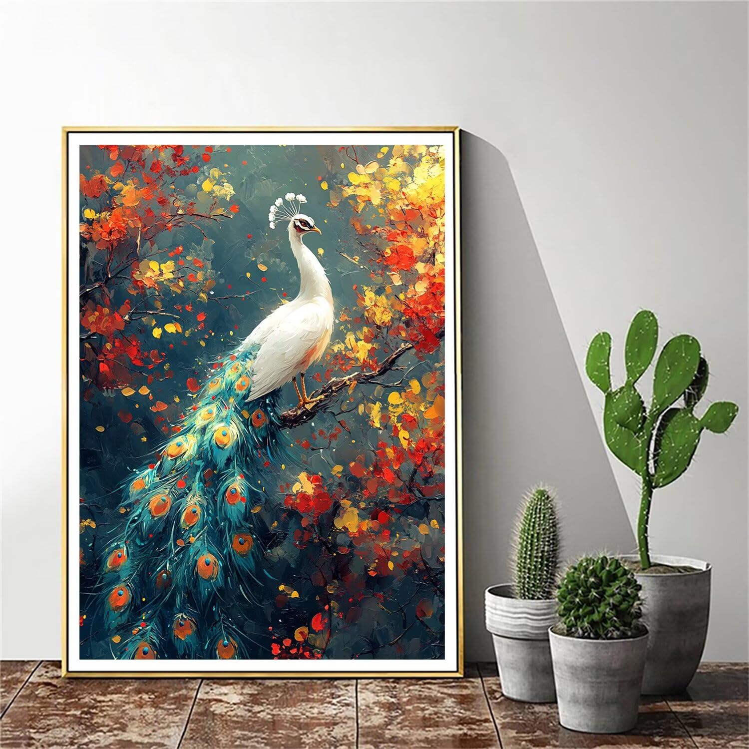 Pintar por Numeros Adultos pintar por numeros niños manualidades niños 10 años, DIY Pintar por Números de Pincel y Pintura acrílica Decoraciones para el Hogar Manualidades, sin Marco 60x80cm C-154