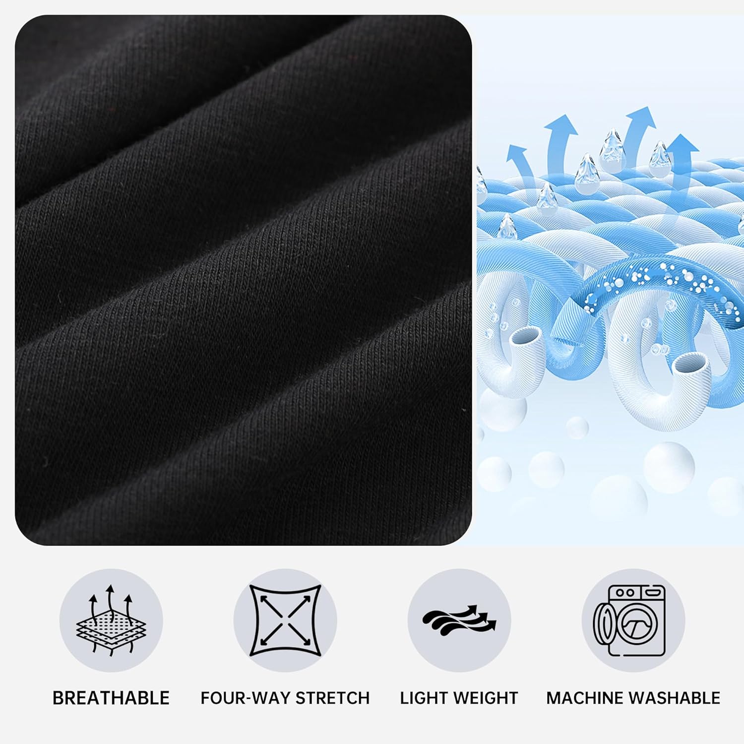 BAMBOO COOL Men's Underwear Briefs No-Roll Waistband Underwear Breathable Briefs with 3D Pouch Tagless Panties for Men - Image 5