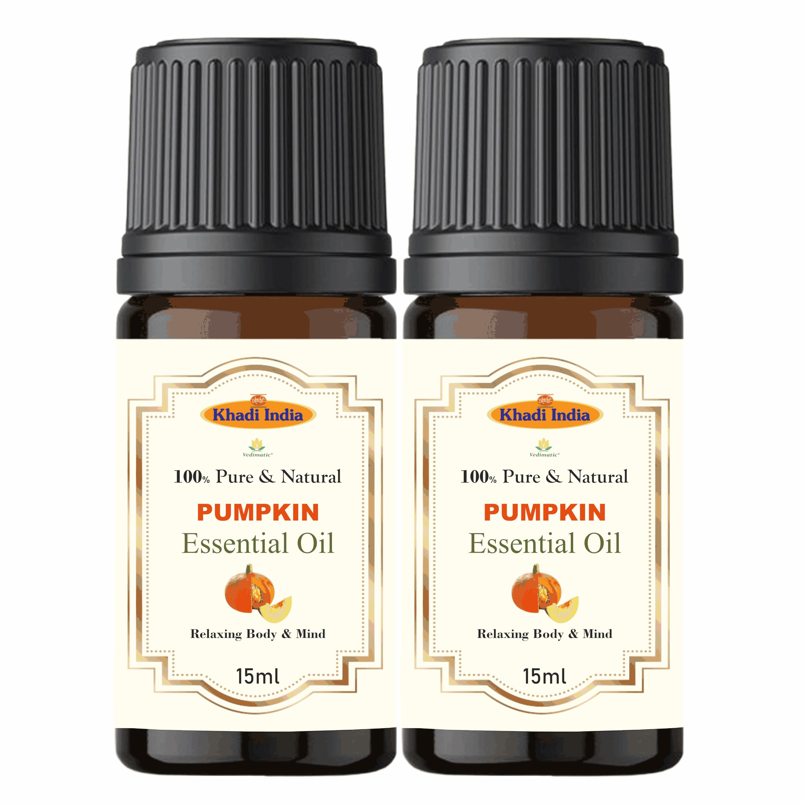 Vedimatic Khadi 100% Pure & Natual Organic Pumpkin Seed Oil (Kaddu Oil) Cold Pressed, Natural and Therapeutic Grade (Pack of 2 (30ml.), Pumpkin) (B0DDJC4DFC) Amazon Price History, Amazon Price Tracker