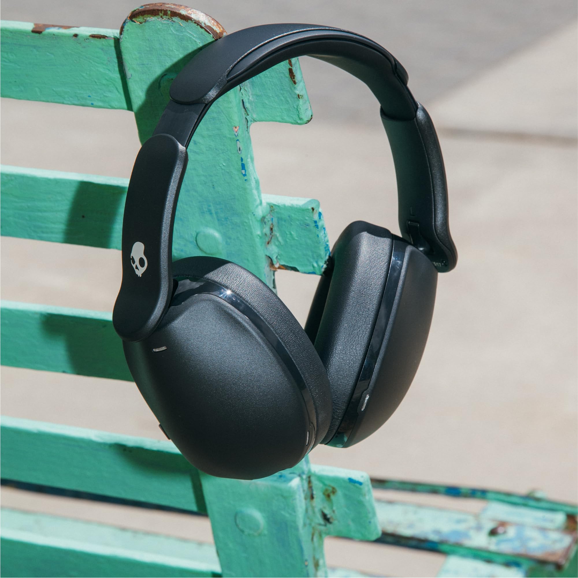 Skullcandy Hesh 360 Cuffie Wireless Over-Ear con Bluetooth, Fino a 100 Ore di Autonomia, Tecnologia Fonoisolante, Design Comprimibile e Richiudibile, Microfono Compatibile con iPhone e Android - Nero