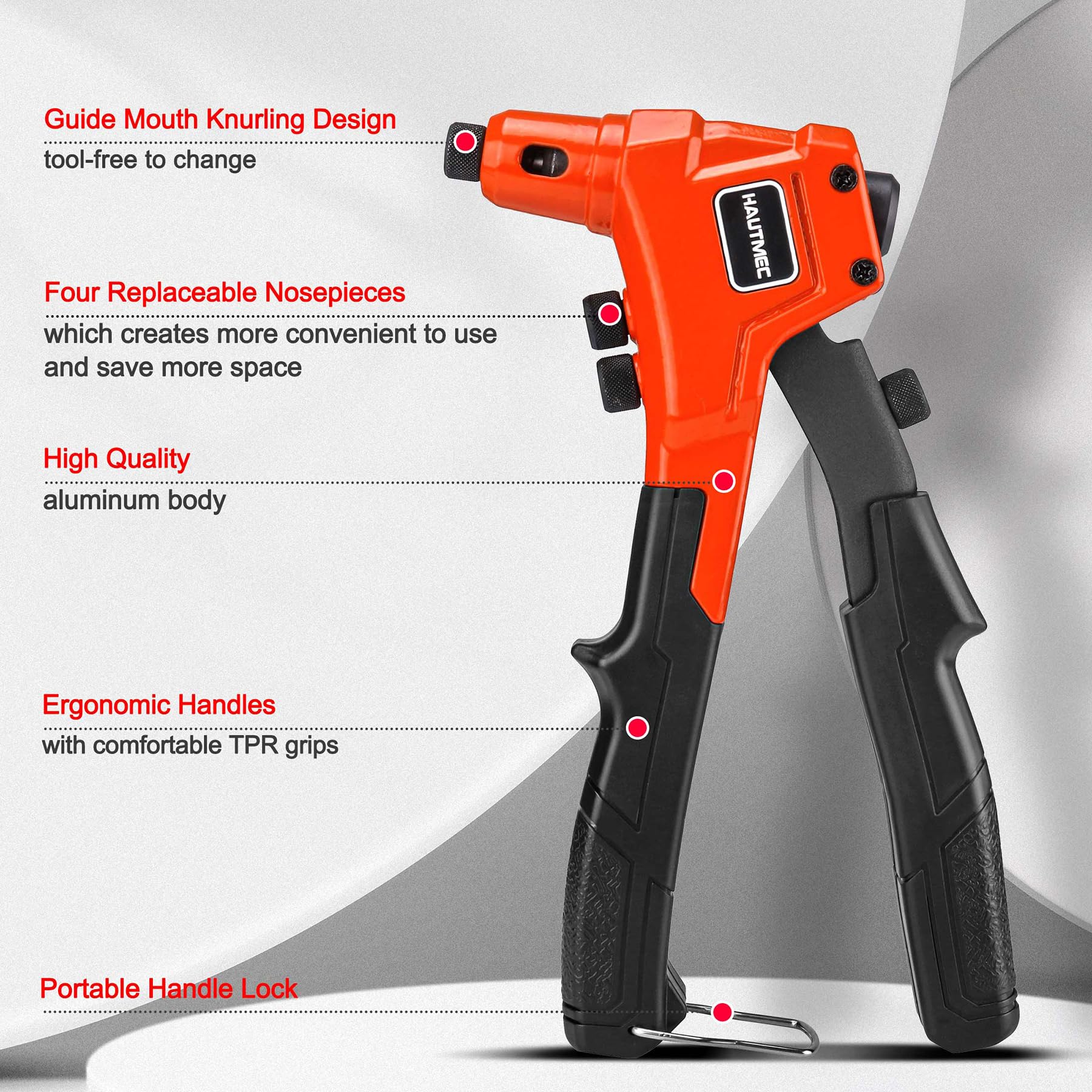 Pop Rivet Gun US PRO INDUSTRIAL Heavy Duty Lazy Tong Folding Riveter ...