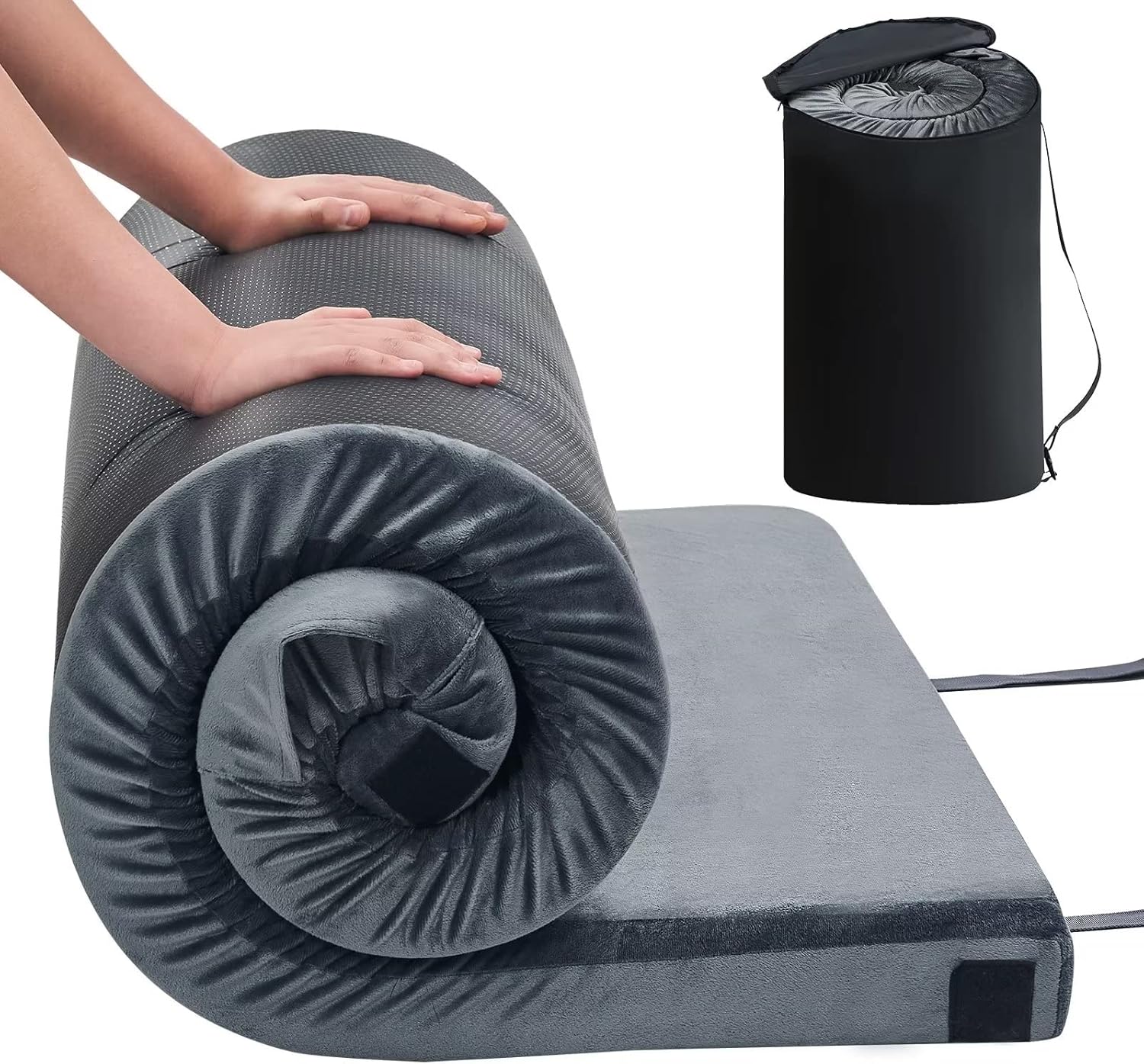 CYMULA Foam Sleeping Pad for Camping, Roll up Cot Floor