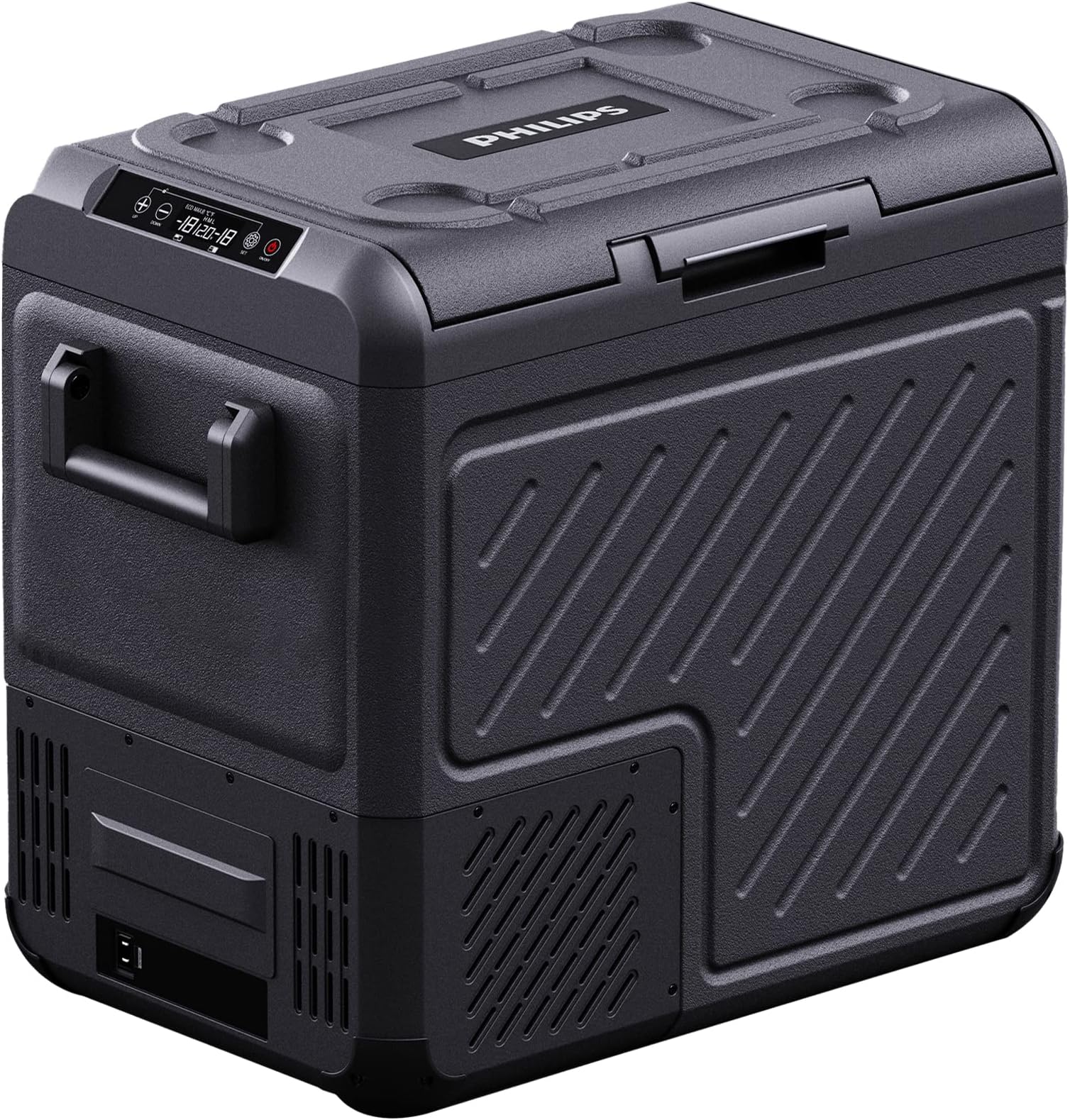 PHILIPS TB7501 12 Volt Refrigerator, 58 Quart Dual Zone Car Refrigerator, Electric