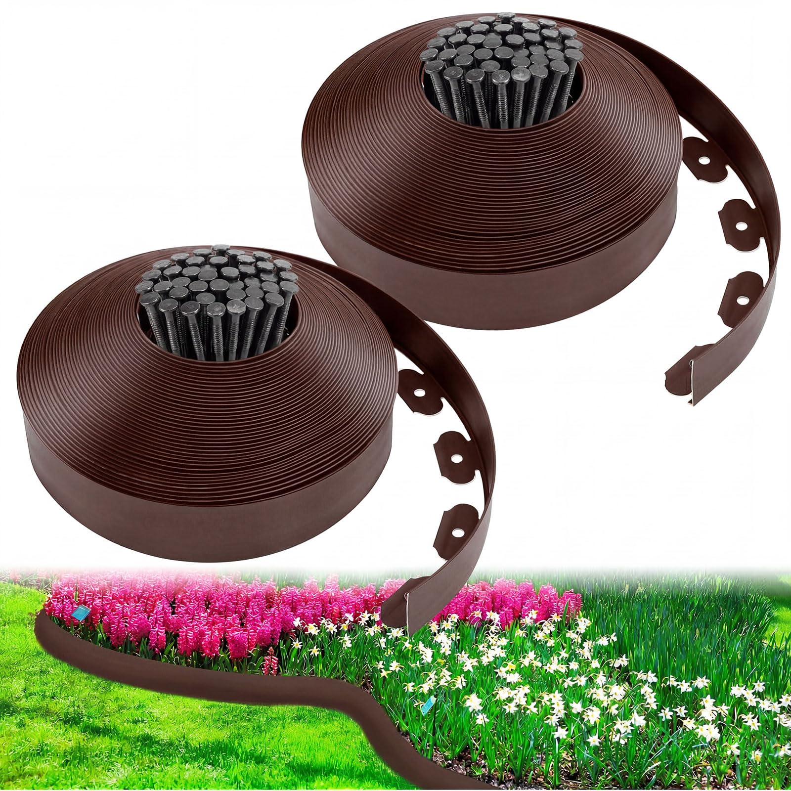 Amazon.com : Sasylvia 2.5 Inch x 200 FT Landscape Edging Kit