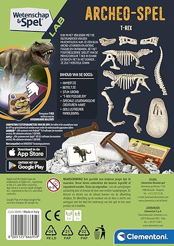 Miniatura 3 de Clementoni 0619176 Archeospiel T-Rex Fluor 7 +