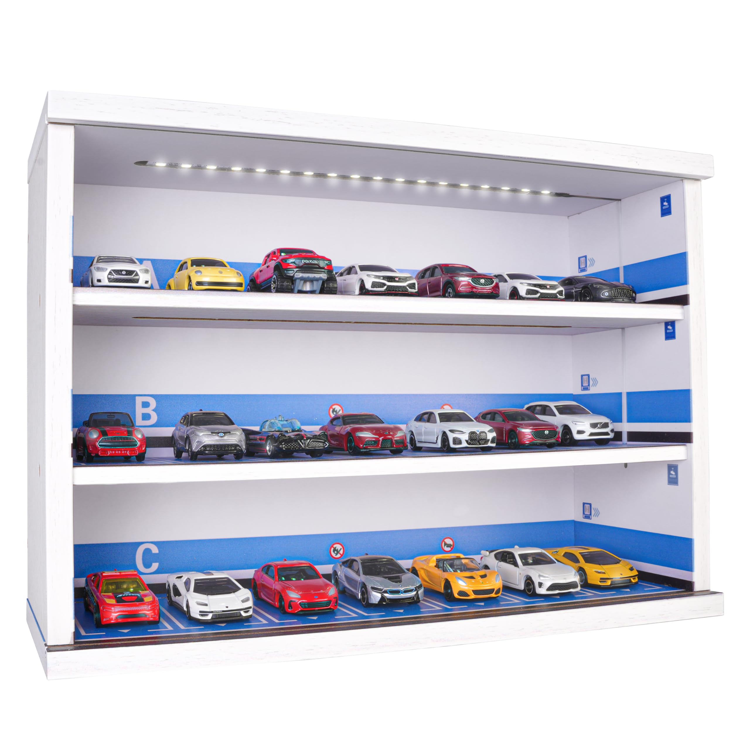 Yosuny Hot Wheels Display Box - Transparente Aufbewahrung Für 1/64 Spielzeugautos