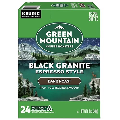 Vista 101 de Green Mountain Coffee Roasters Double Diamond, cápsulas Keurig K-Cup de una sola porción, cápsulas de café tostado oscuro, 96