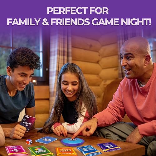 Miniatura 7 de Categoría Knockout - Trivia de ritmo rápido y juego de desafío de palabras para adultos, adolescentes y familias - Incluye zumbador, dados, más de