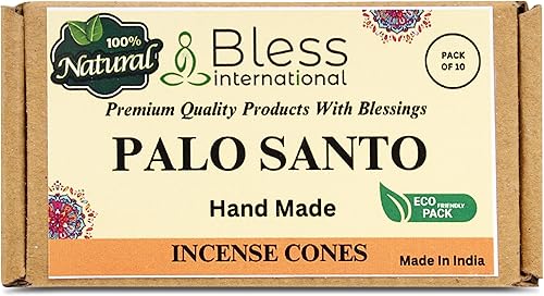 Miniatura 53 de Bless International Cedro 100% natural - Conos de incienso hechos a mano, sumergidos a mano, orgánicos, sin productos químicos para purificación