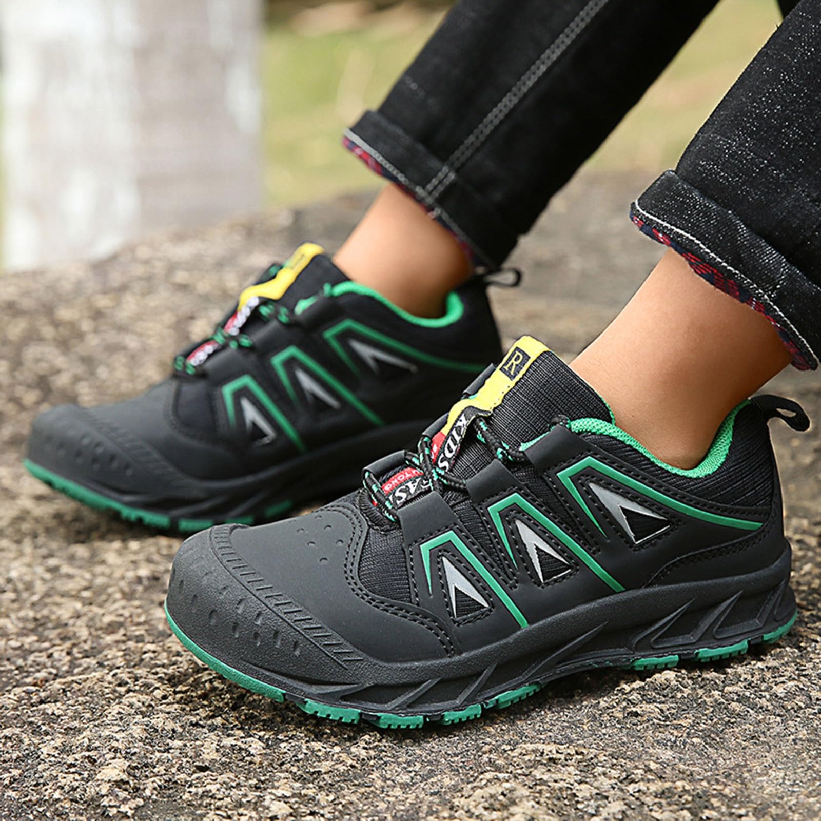 Scarpe per Bambini Sneakers con Suola Spessa Scarpe da Trekking per Sport all' alla Moda Scarpe da Trekking per Studenti/A