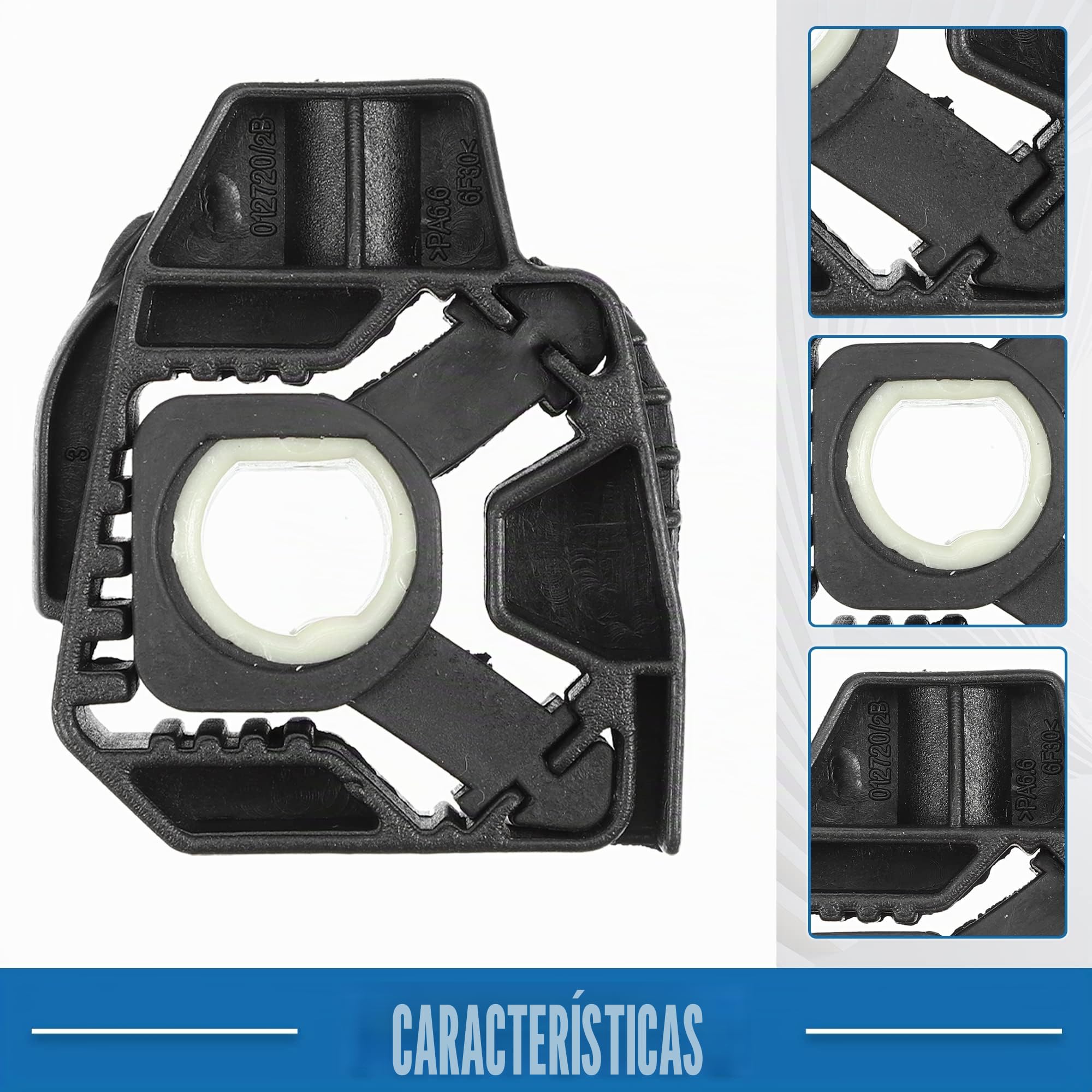 X AUTOHAUX - Soporte de radiador para coche, montaje 1J0806157F para Volkswagen (Set de 4)