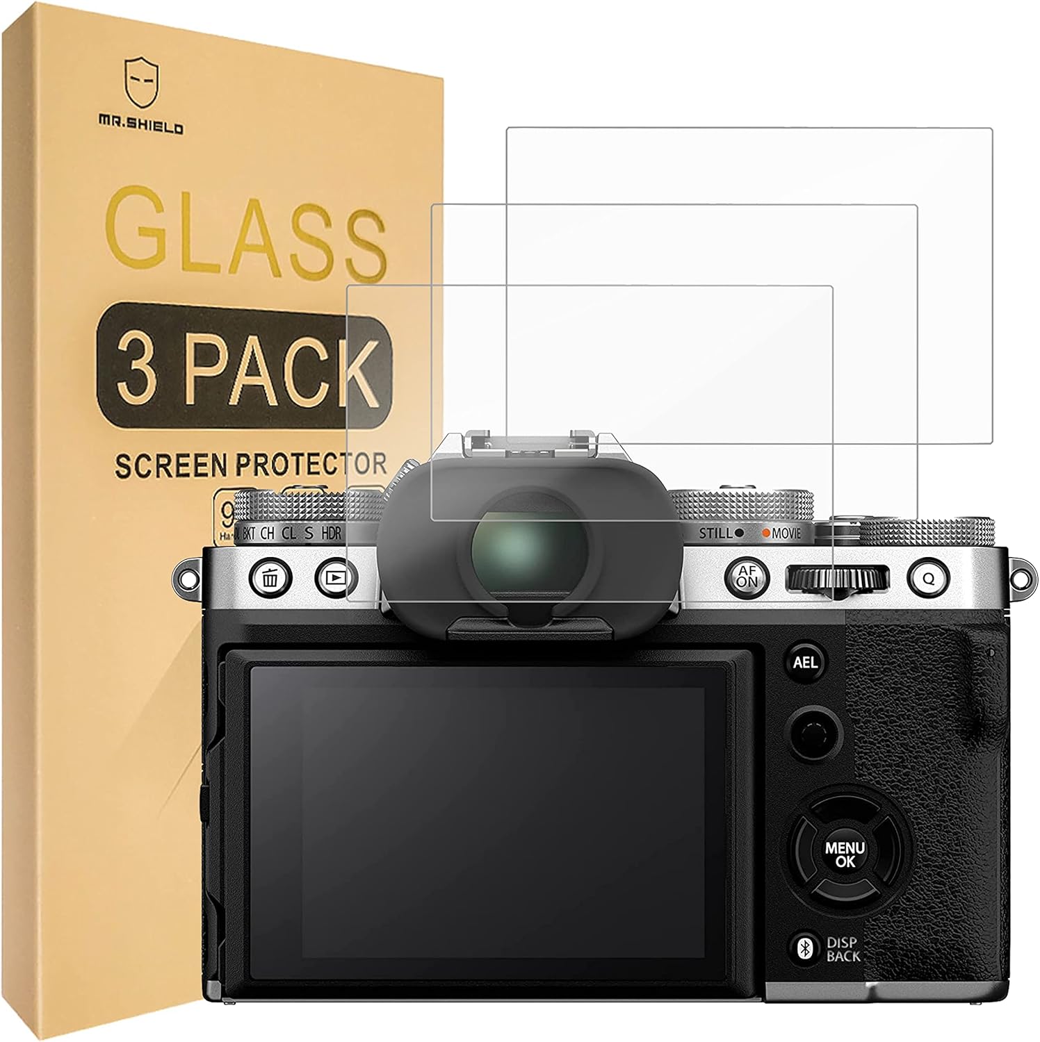 Mr.Shield [3Pack] Screen Protector For Fujifilm XT5 XT5