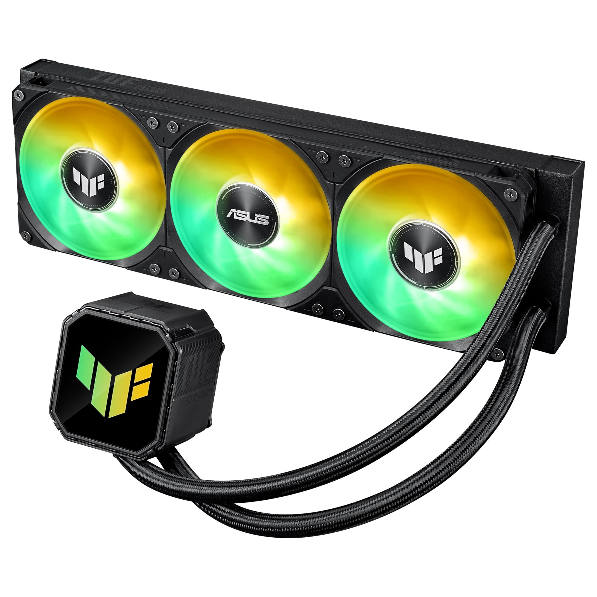 ASUS TUF Gaming LC III 360 ARGB - Sistema de refrigeración líquida todo en uno para CPU con tres ventiladores preinstalados, bomba eficiente para asegurar temperaturas de funcionamiento óptimas