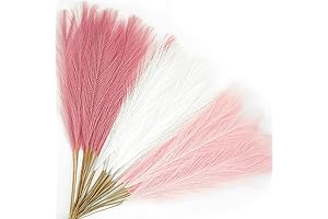 Agusbagli 30pcs Pink Faux Pampas Grass: Perfect Vase Filler