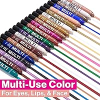 Vista 114 de wet n wild Color Icon MultiStick - Sombra de ojos en crema, maquillaje multifuncional, café oscuro (Cheat Day)