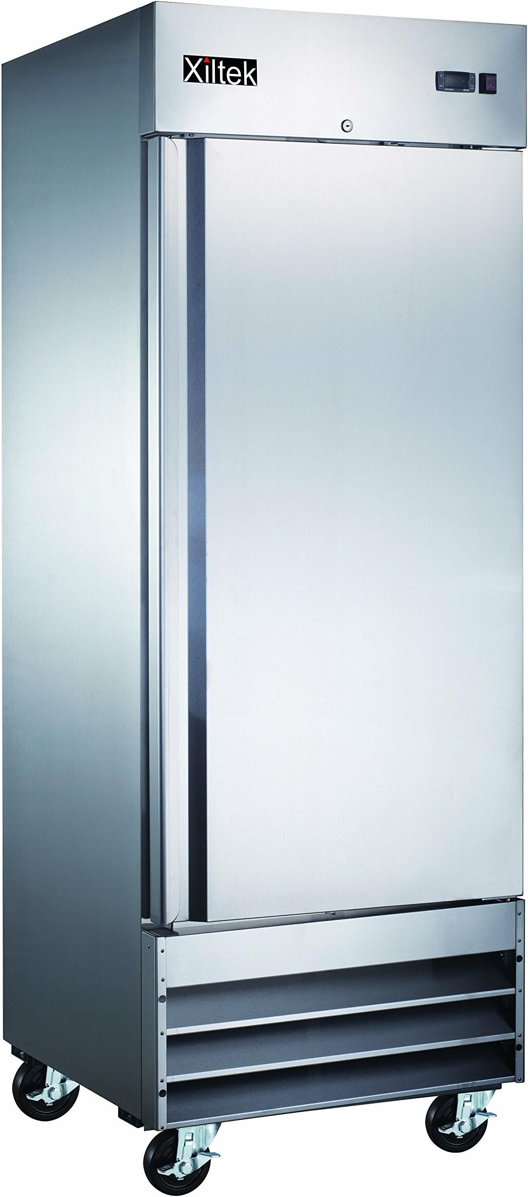 XiltekNew 29" One Door Commercial Reach In Stainless Steel Refrigerator