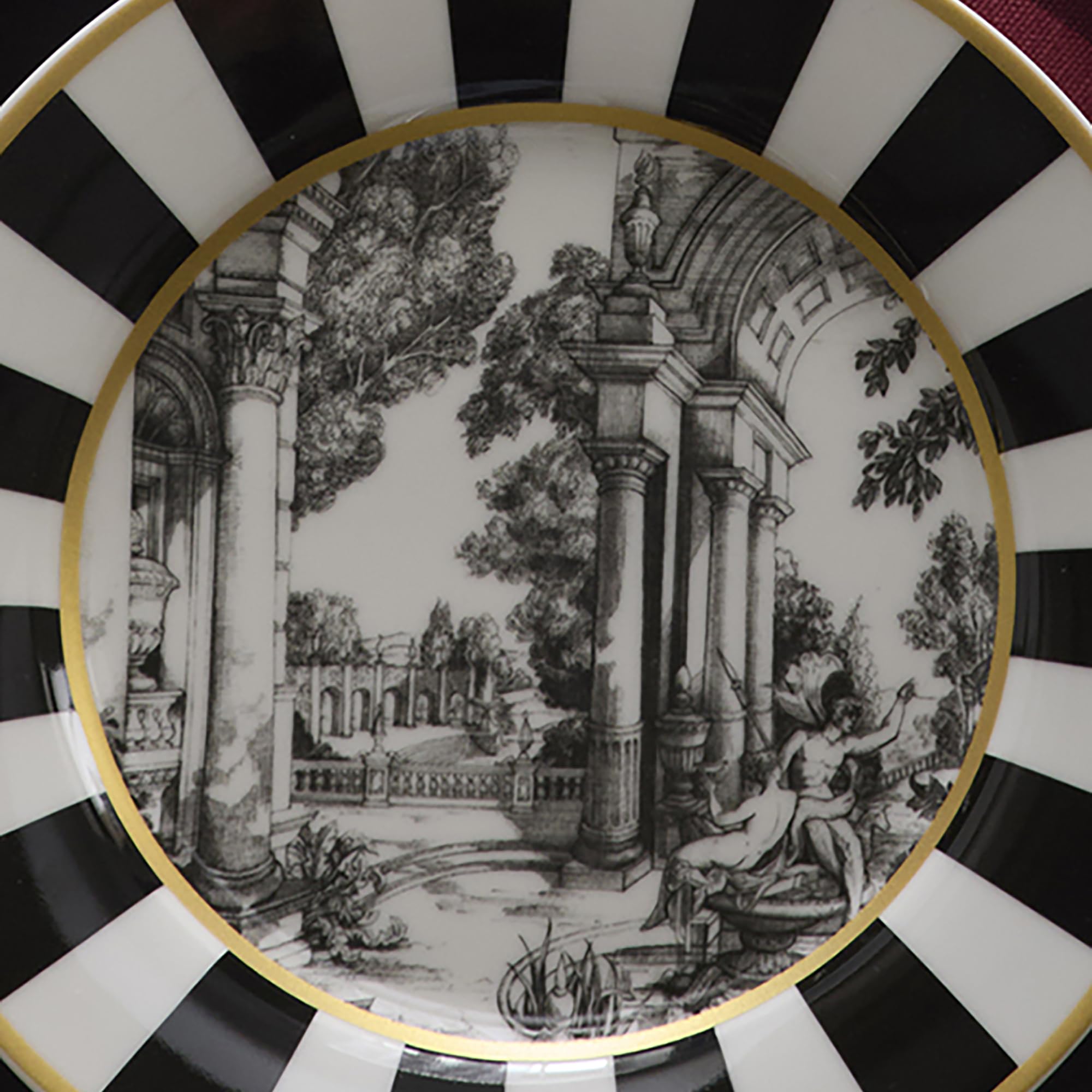 Laurence Llewelyn-Bowen Multicolor 'Festivo' Porcelain 4 Piece Side Plate Set