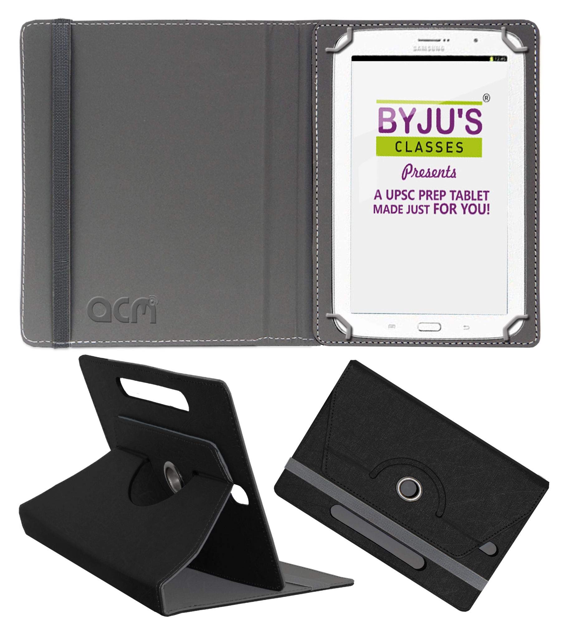 ACM Designer Rotating Leather Flip case/Folio case Compatible with Byju Learning Tab 7 Inch Cover Stand Black (B079GZJNCN) Amazon Price History, Amazon Price Tracker