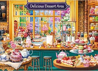 Dessertladen-Motiv-Puzzle, 1000 Teile