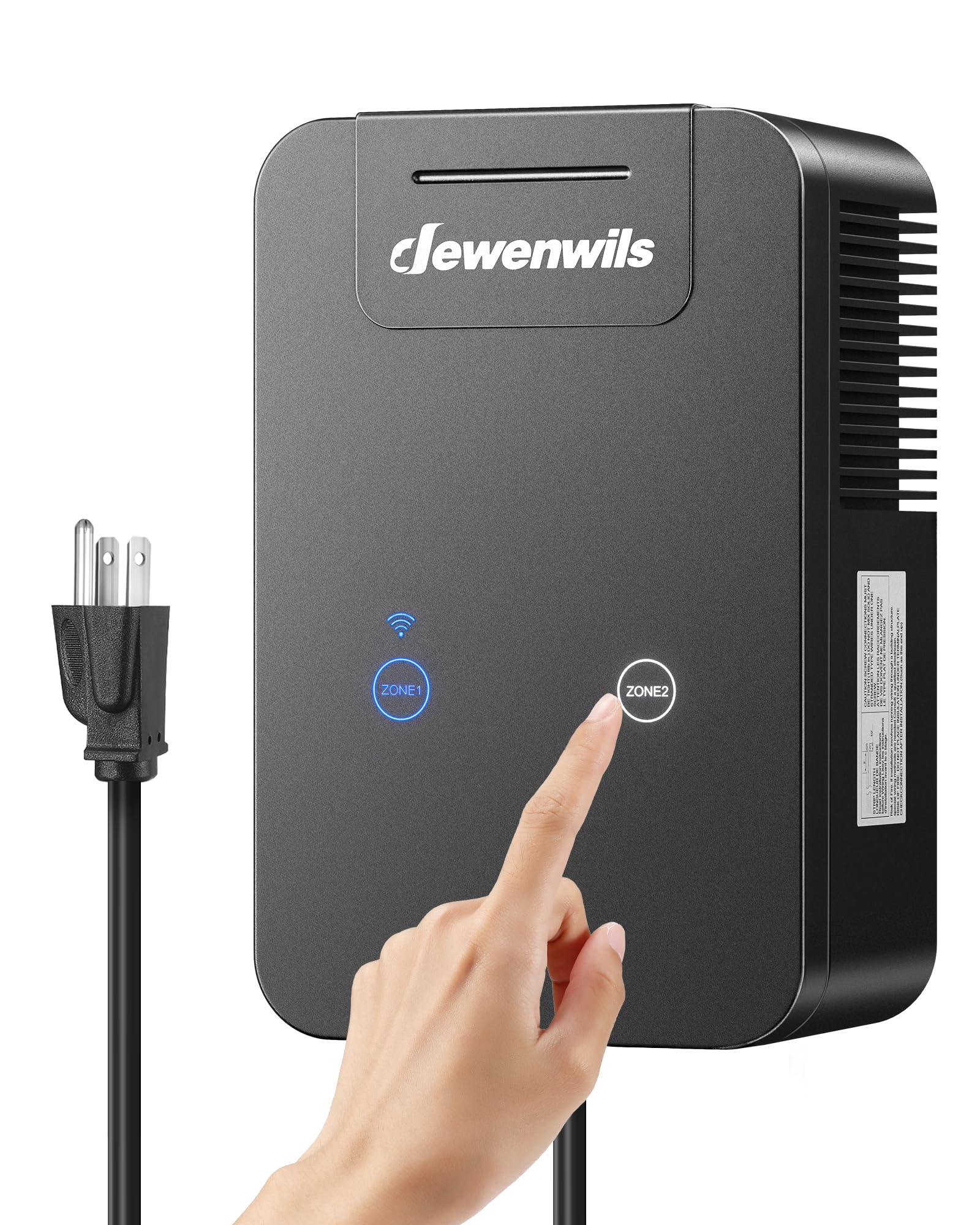 Photo 1 of DEWENWILS 300W Low Voltage Landscape Transformer WiFi with 2 Zones, Outdoor Landscape Lighting Transformer, 120V AC to 12/15V AC, Compatible with Alexa & Google Assistant