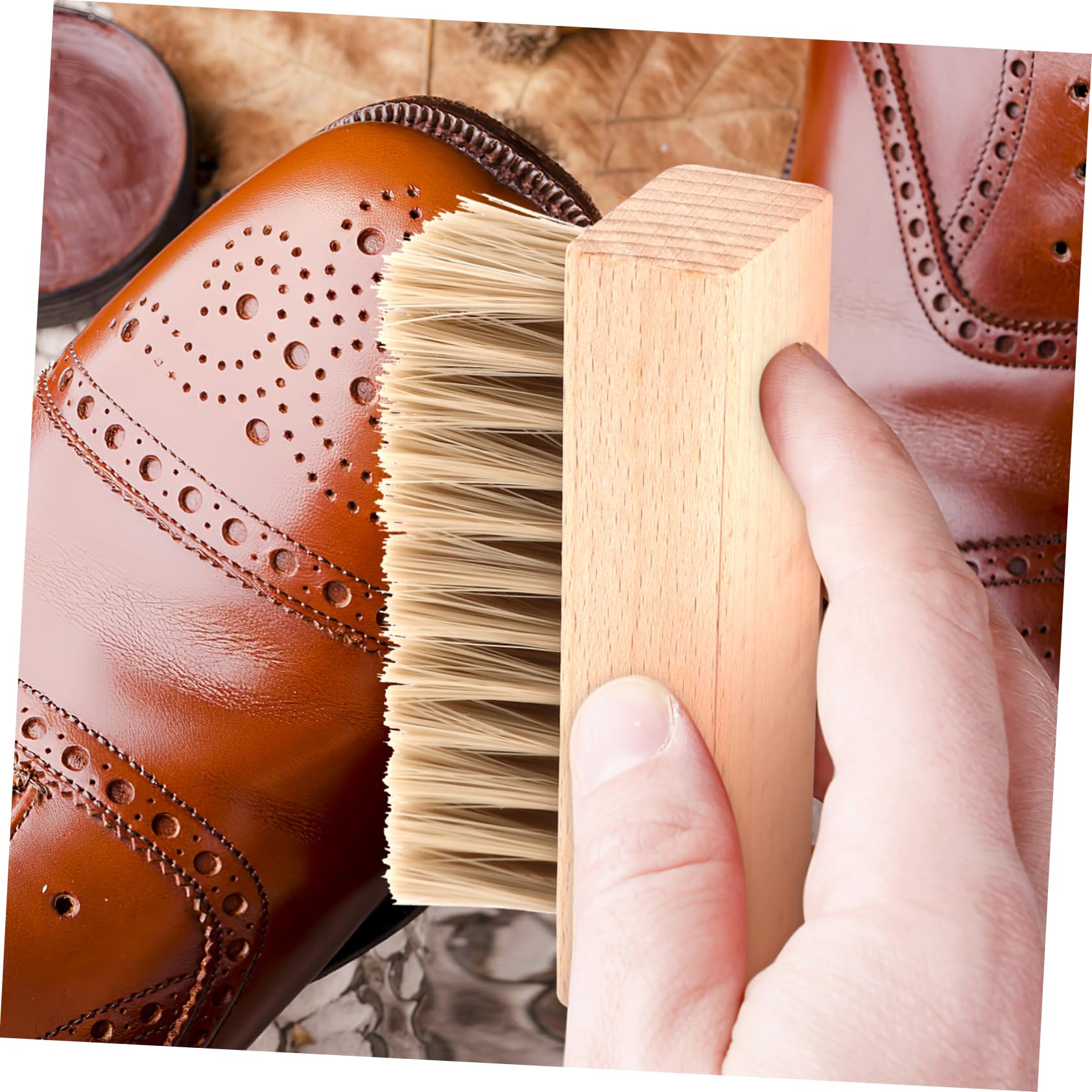 BESPORTBLE 10 Pezzi Spazzole per Scarpe con Setole Morbide Pulizia per Scarpe Facile Maneggevolezza e Design Antiscivolo