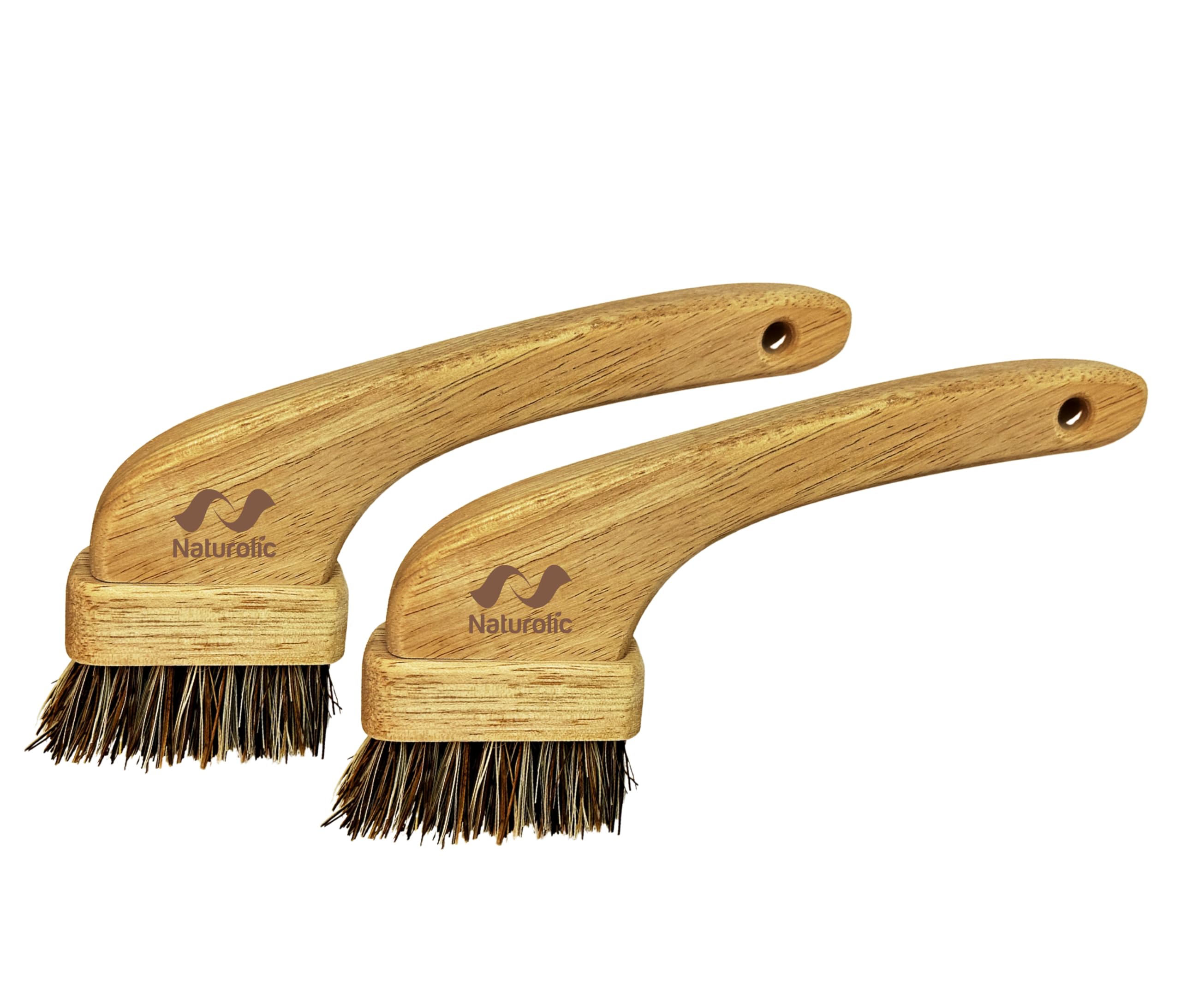 All-Natural Grout Brush Set Wooden Cleaning Brush for Tile and Floor Durable Floor Scrubber for Bathroom and Kitchen