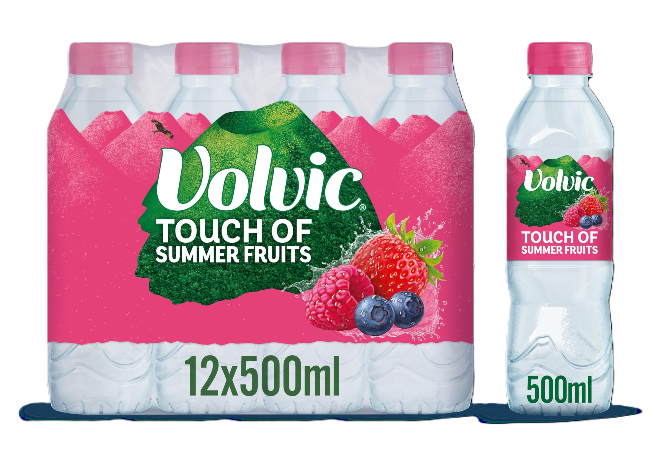 Volvic Touch of Fruit Summer Fruits Still Flavoured Water Multipack 12x500ml