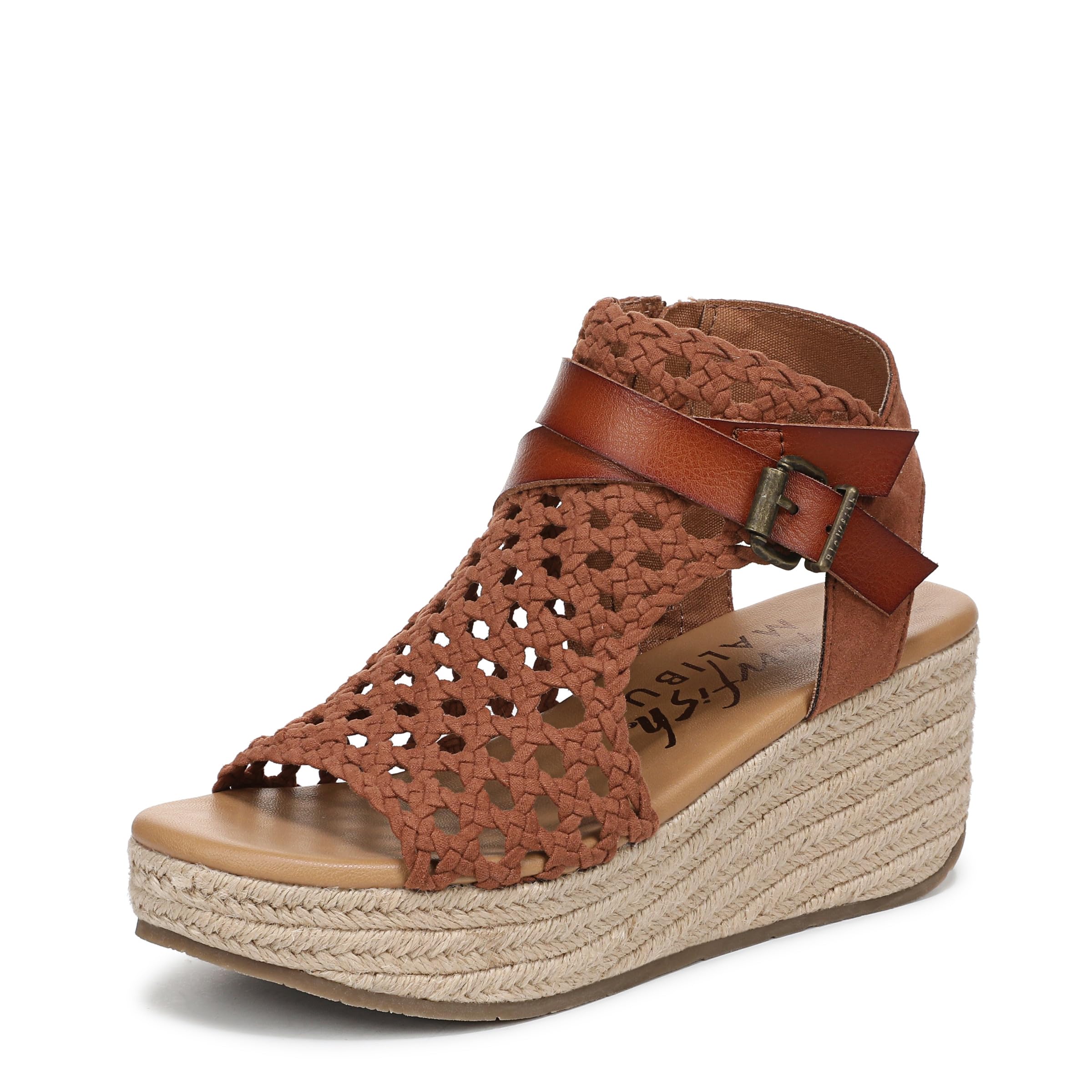 Blowfish Malibu - Women's Wedge Sandal - Tan - Size 7 - Jute