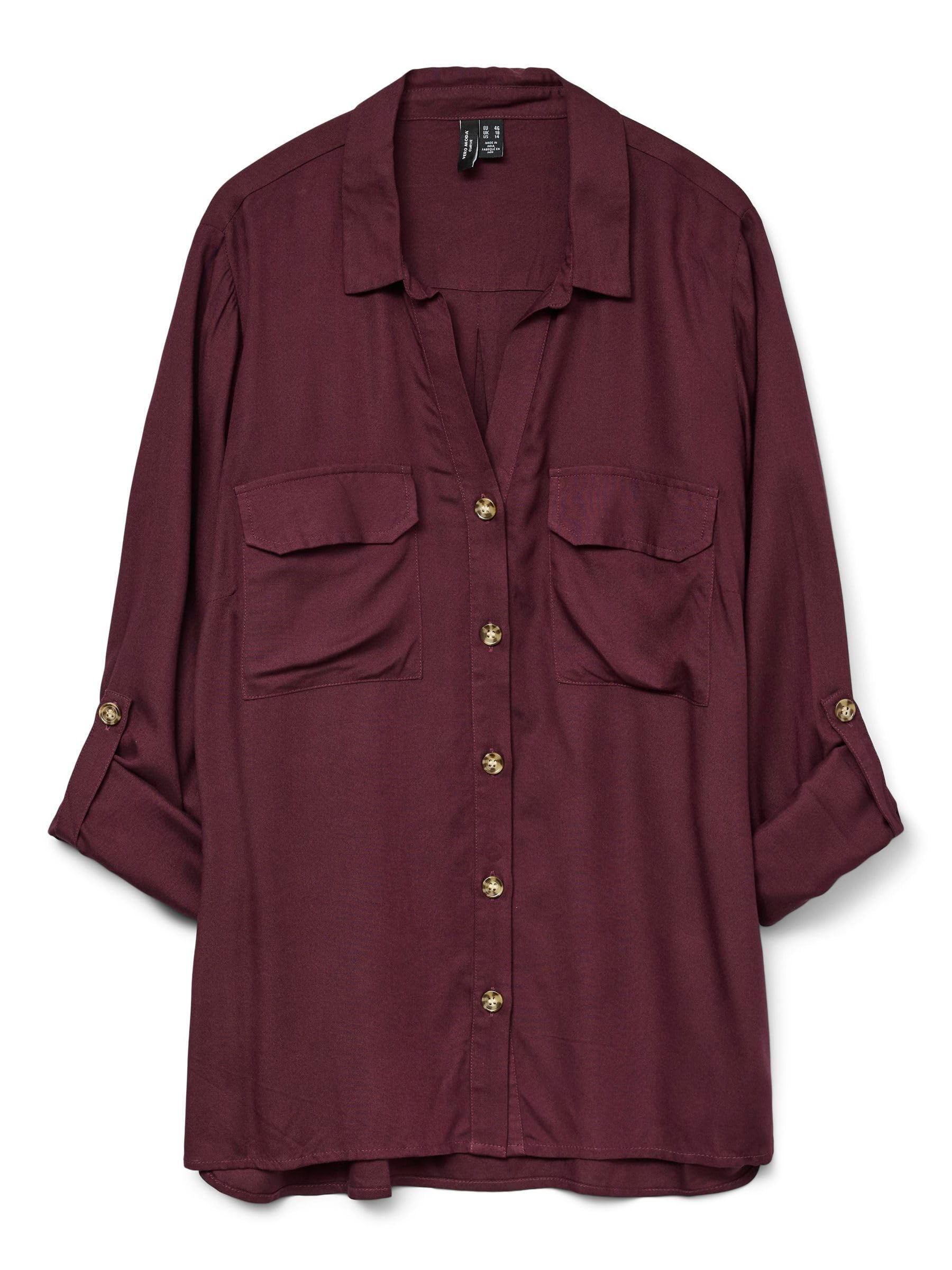Vmbumpy L/S Shirt New WVN Ga Noos, Winetasting, L