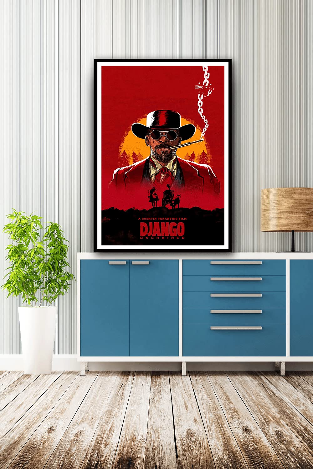 Amazon.co.jp: Django 映画ポスター チェーンなし ヴィンテージ 家族