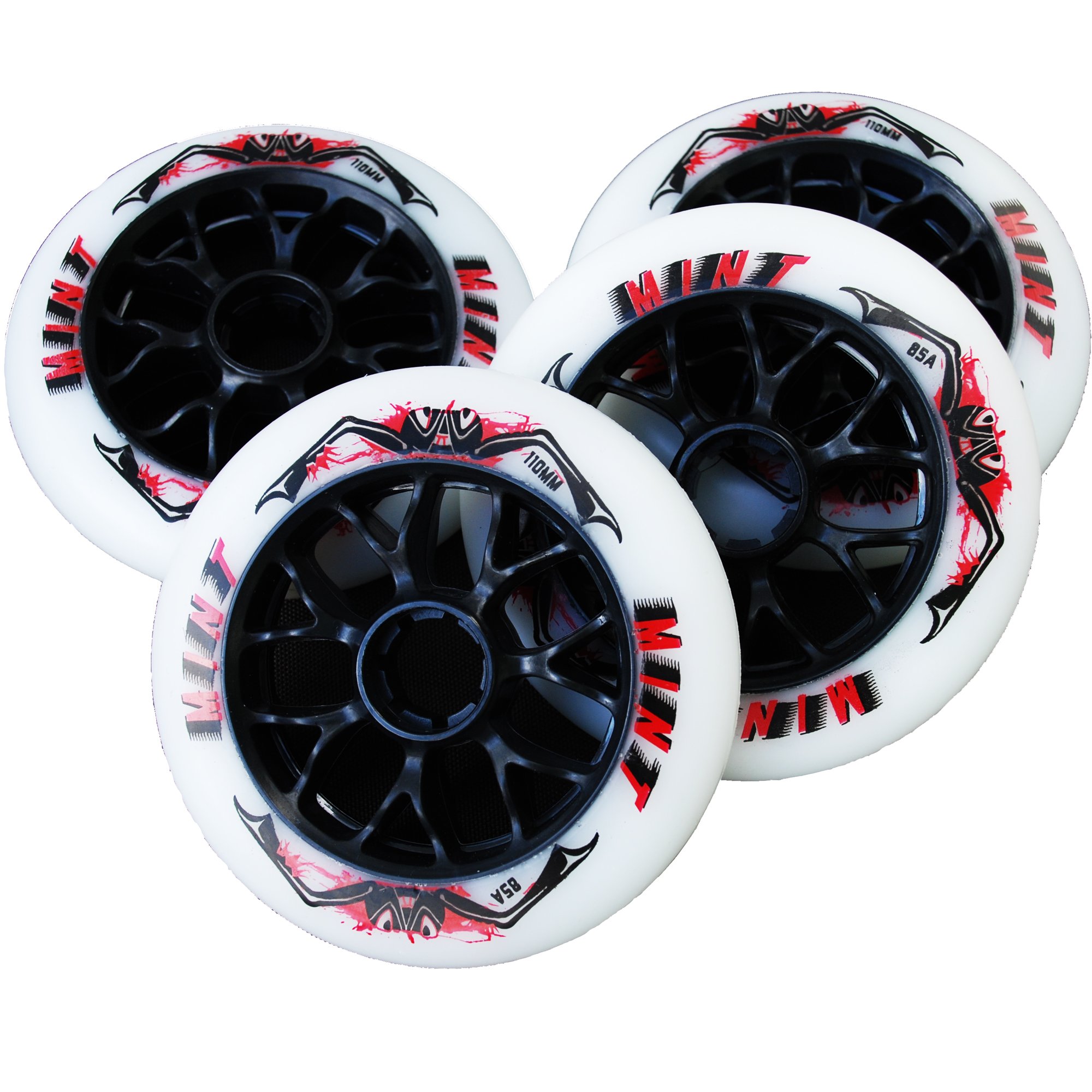 Mint 8 St Inline Skate Speed Rollen - 110mm