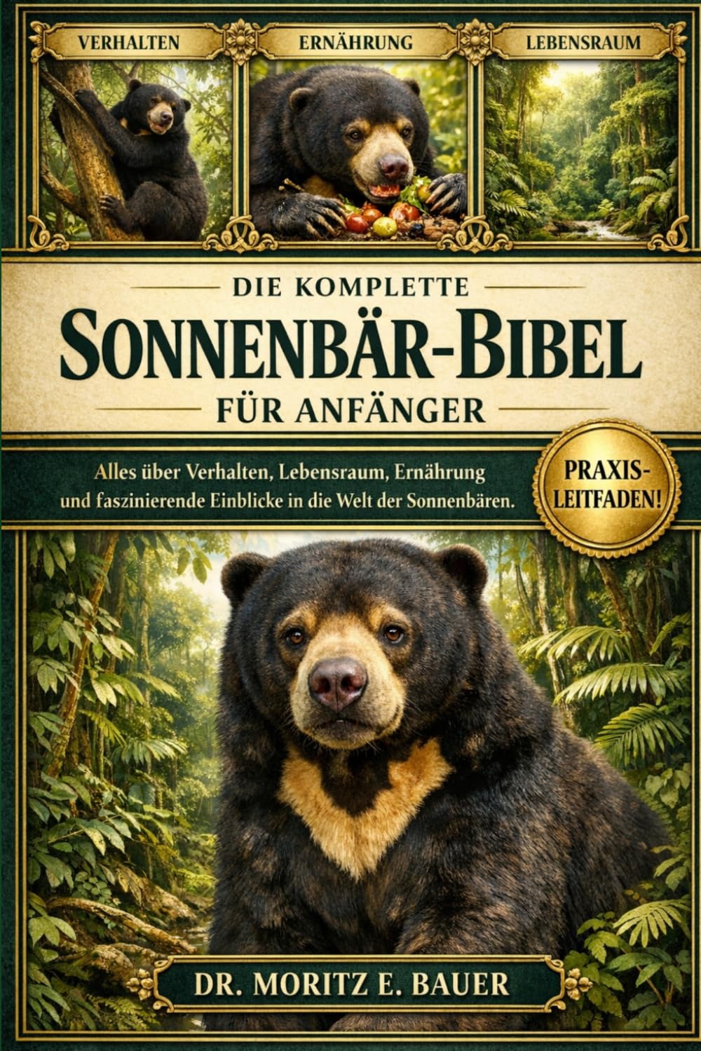 DIE KOMPLETTE SONNENBÄR-BIBEL FÜR ANFÄNGER: Alles, was Sie über Malaienbären wissen müssen: Artenübersicht und Verhalten, Lebensraum und ... wichtiges Wissen für Anfänger und Liebhaber