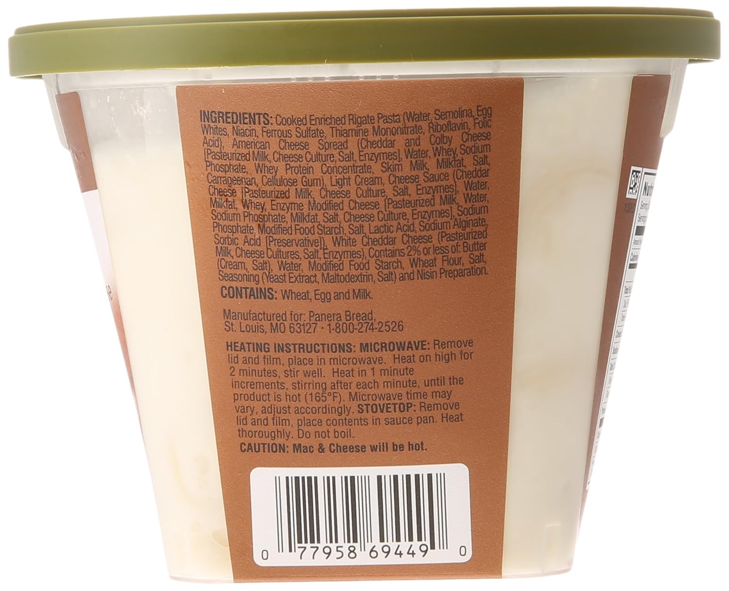 Panera Bread Mac and Cheese, 10 oz