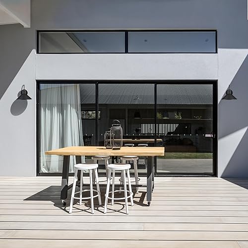 Miniatura 3 de Globe Electric 44264 Bolton 1 lámpara de pared con 1 luz para exterior o interior, color negro mate, 44165 Negro, Sebastien,Negro -,Blanco,