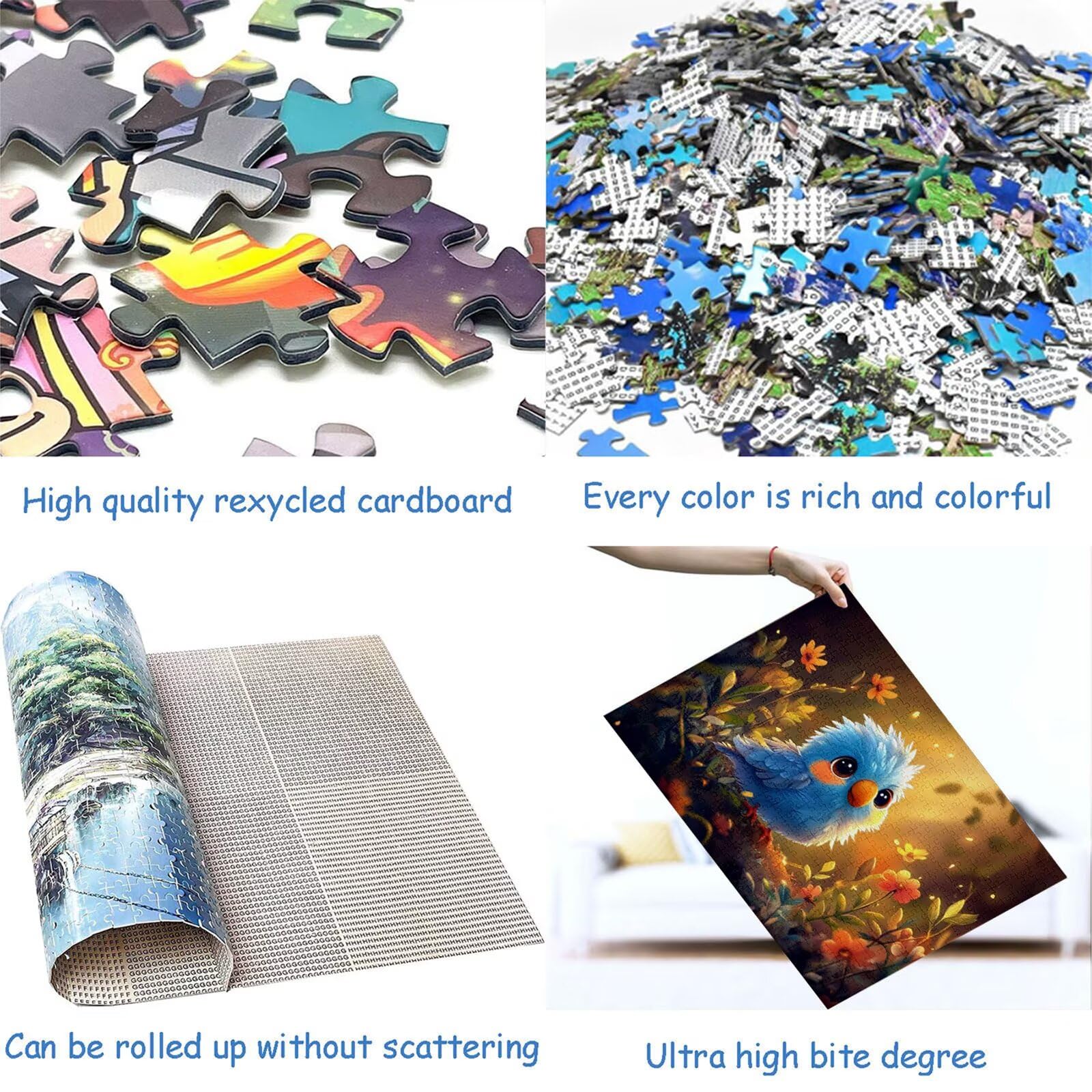 Puzzle 4000 sztuk zwierzę puzzle dla dorosłych kwiaty 141 x 87 cm unikalne rzemiosło klasyczne 3D drewniana układanka do rodzinnych gier biznesowych, układanka zrób to sam do dekoracji ścian domu