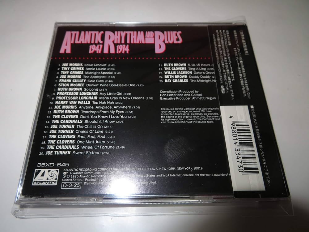 【中古】 アトランティック・リズム＆ブルース1947-1974／ボリューム1/ＣＤ/35XD-645 中古】 アトランティック・リズム＆ブルース1947-1974
