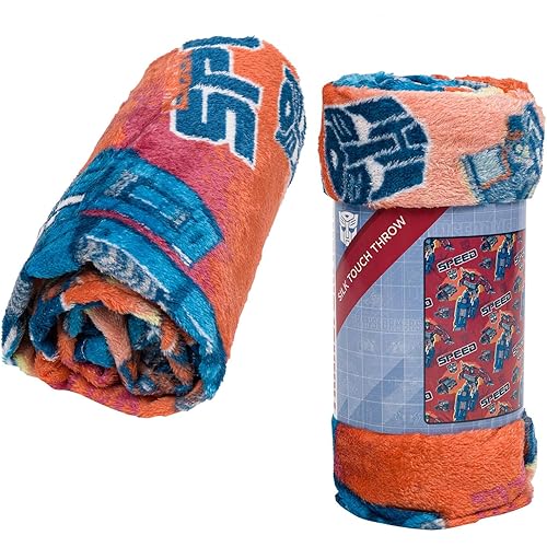 Northwest Transformers Silk Throw Blanket 40"" x 50"", Single, Oranger, 91944
