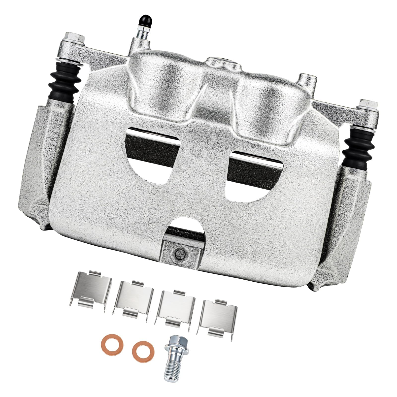 cciyu Front Left Disc Brake Caliper Assembly w/Bracket 18B5405 For Ford
