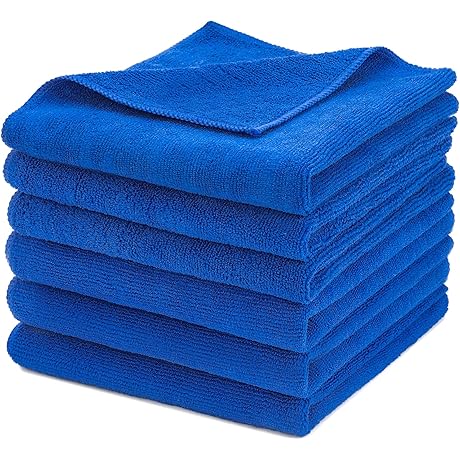 CARCAREZ Premium Microfiber Detailing Towels: Lint-Free Wax Removal Masters