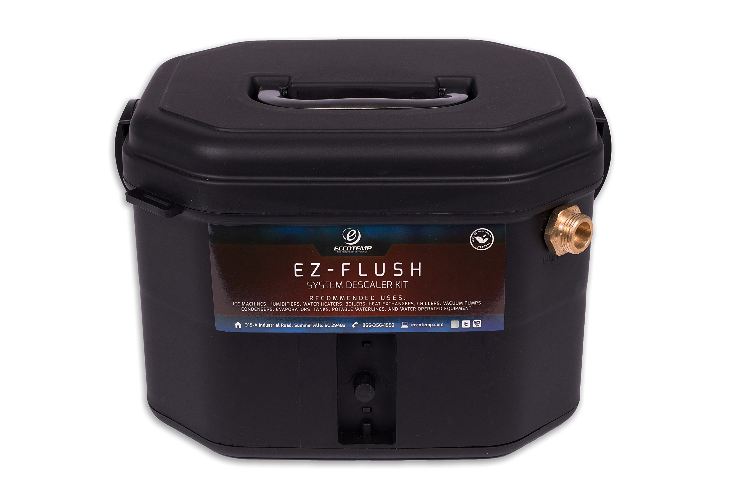 Eccotemp EZFlush System Descaler Kit with Pump and Solution, Durable
