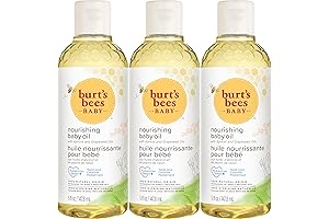 Burt's Bees Baby Nourishing Baby Oil - Pack of 3 (5 Fluid Ounces Each)