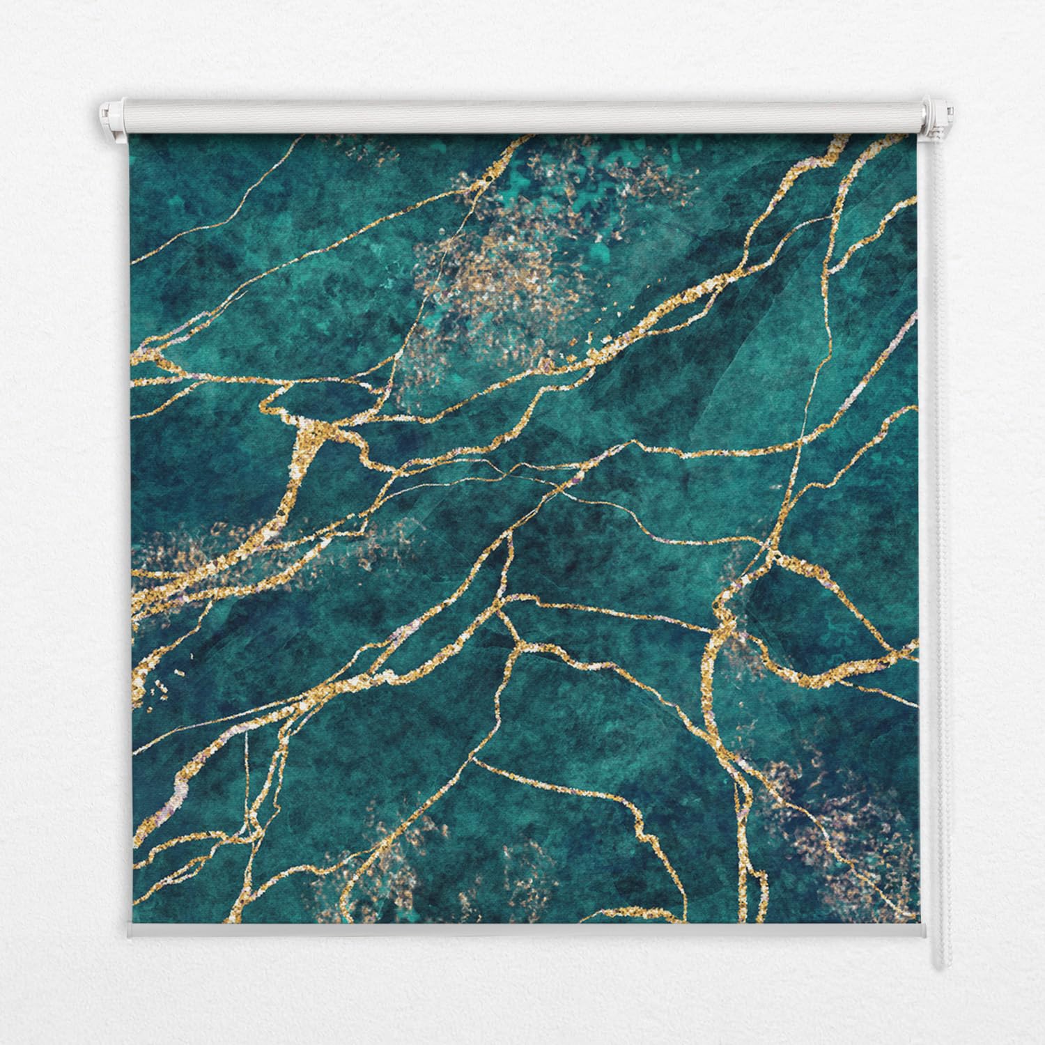 Store occultant 60x180 marbre vert : intimite elegante pour chambre et salon sans percage