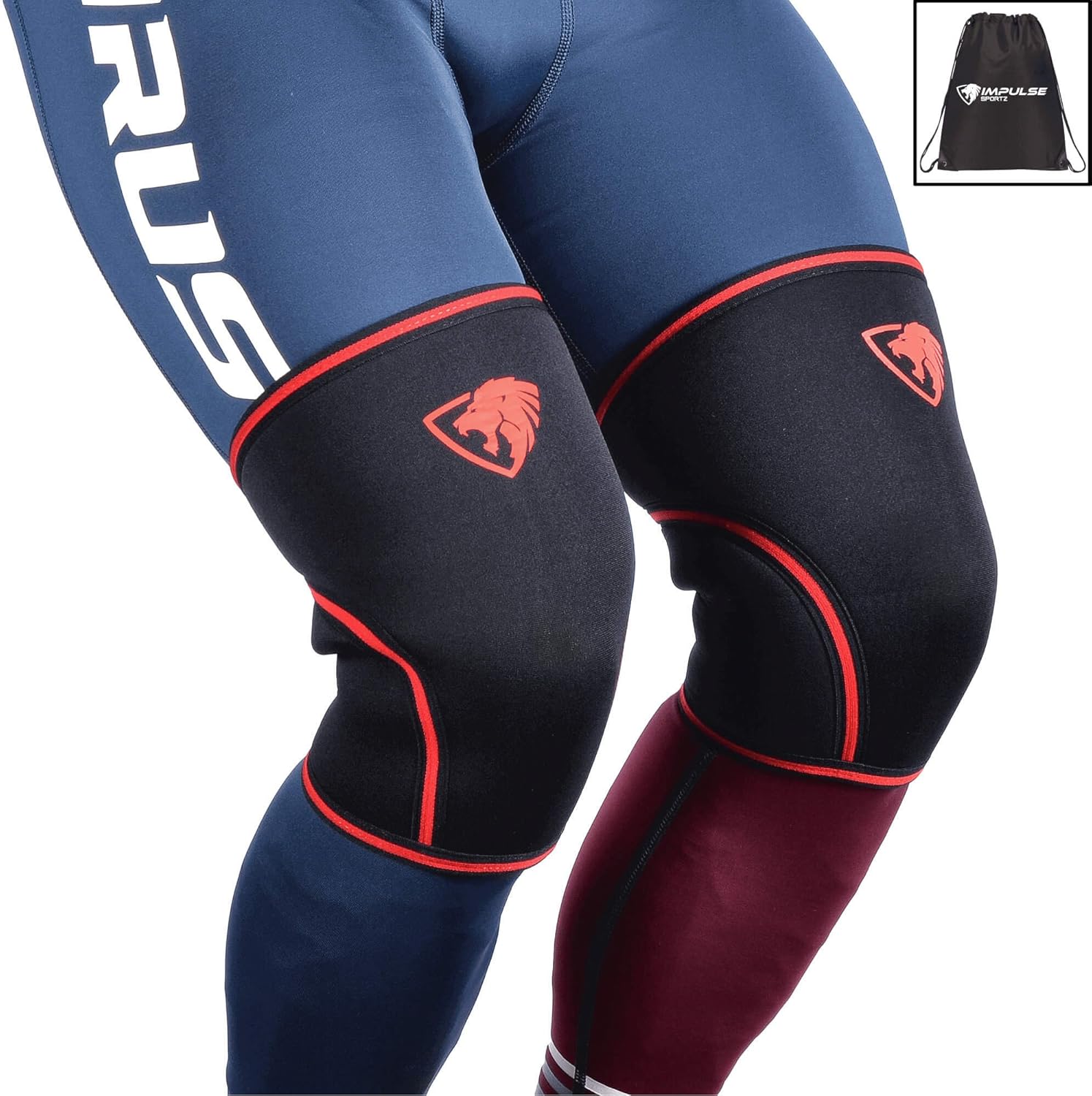 7mm Knee Sleeves Knee Compression Sleeves for Powerlifting