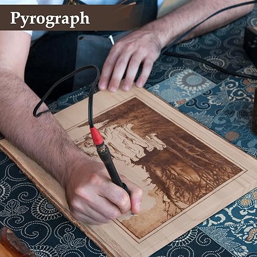 Miniatura 3 de Caydo 4 tablones rectangulares de madera de 13 pulgadas con corteza, losa de madera de borde vivo para proyectos de quema de madera, pirografía,