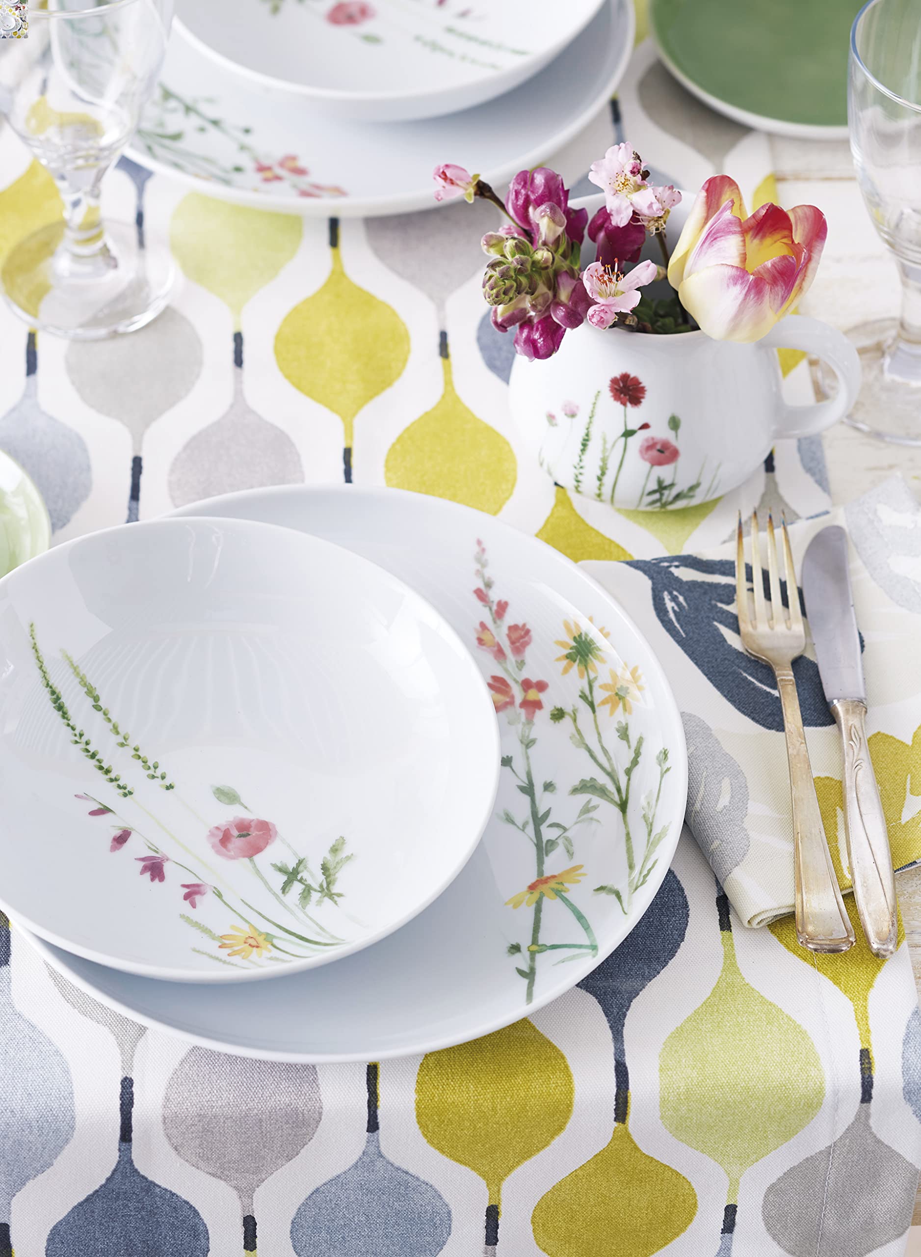 Amazon.com | KAHLA Porcelain Wildblume Soup Plate - 21 cm, Rounded