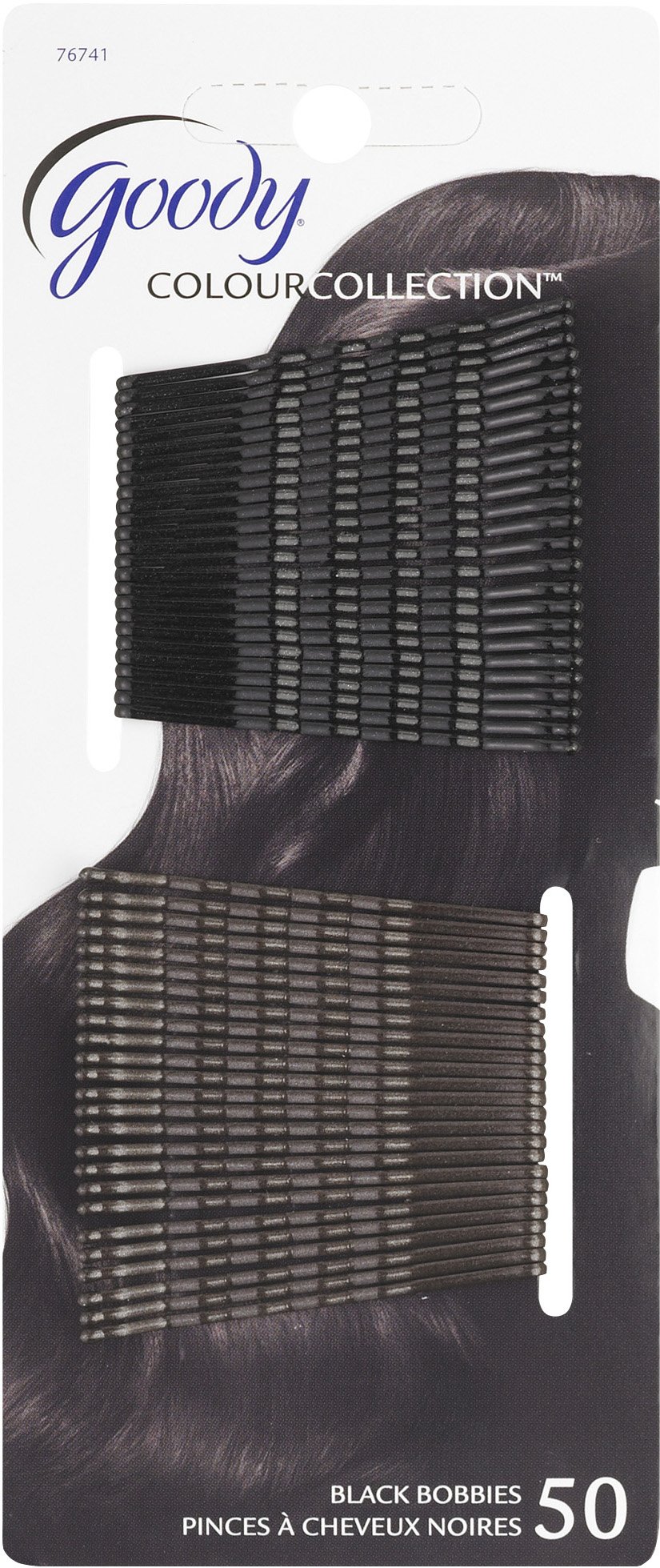 Goody Colour Collection Metallic Finish Bobby Pin, Black, 50 Count by Goody Colour Collection